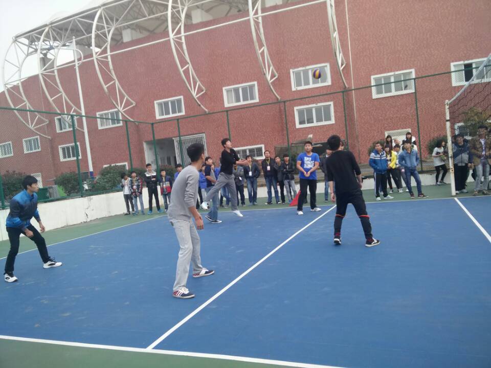 信息工程系取得男、女排球联赛开门红