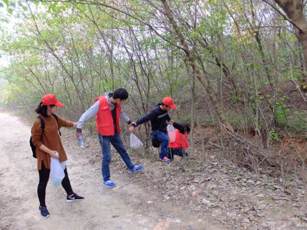 信息工程系班级活动之琅琊山志愿行